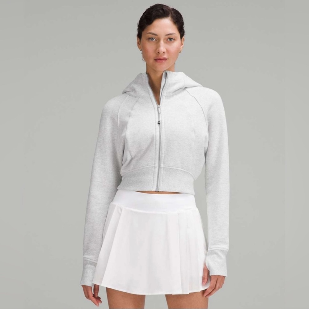 Lululemon Gray Full Zip Scuba Jacket